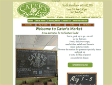 Tablet Screenshot of catersmarket.com